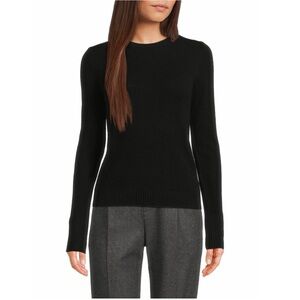 100% Cashmere Long-Sleeve Crewneck Sweater
